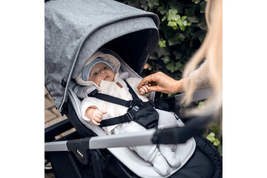 Freno de mano integrado en manubrio Thule Glide 2