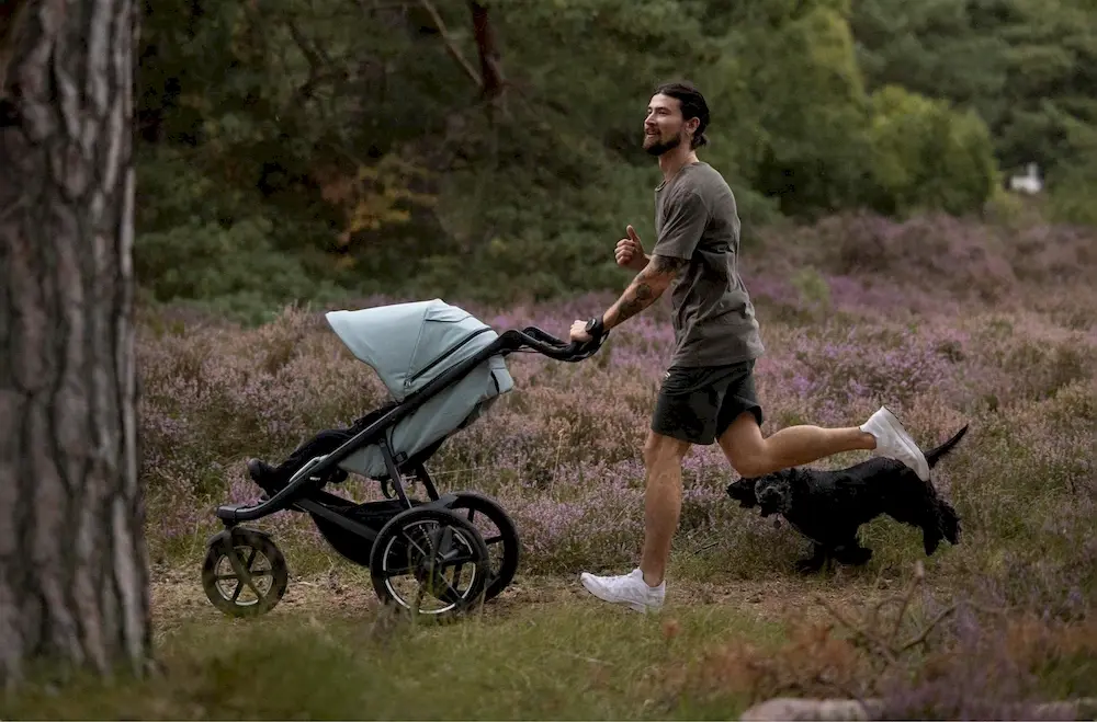 Rueda delantera fija Thule Glide 2 para running